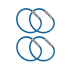 Flyboys Multi Purpose Nylon Checklist Ring 1.75" Diameter - 4 Pack (Blue)