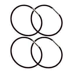 Flyboys Multi Purpose XL Nylon Checklist Ring 2.25" Diameter - 4 Pack (Black)