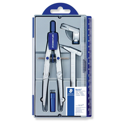 Staedtler Noris® Compass/Divider Set with Centre Wheel and Extension Bar
