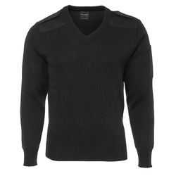 JB's Wear Black Epaulette Jumper