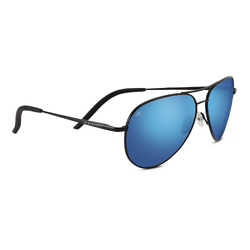 Serengeti Carrara - Satin Black - Polarized 555nm Blue - 8295