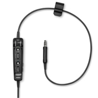 Bose A30 Down Cable Assembly with Bluetooth® - Straight Cord - U-174 Helicopter Plug