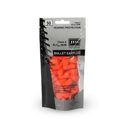 JB's Bullet Shaped Ear Plugs (50 Pack)