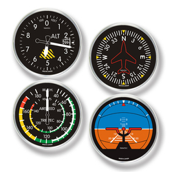Trintec Modern 4-Piece Round Acrylic Coaster Set