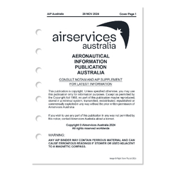AIP Amendment #128 Effective 3rd September 2026