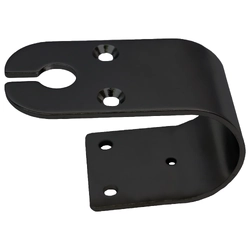 Bull Bar Antenna Bracket 76mm Wrap Around - Stainless Steel w Black Powder Coat