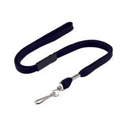 Navy Lanyard with Breakaway and Swivel Clip