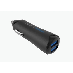 Cygnett Powermini 4.8A Dual USB Car Charger - Black