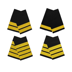 Gold on Black Epaulettes