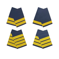 Gold on Navy Epaulettes