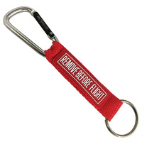 Flyboys Remove Before Flight Keychain with Carabiner