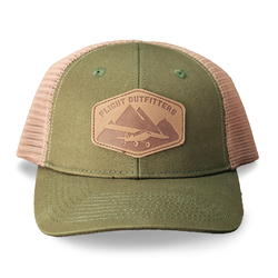 Flight Outfitters Leather Patch Hat Bush Pilot