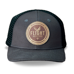 Flight Outfitters Leather Patch Hat Classic Logo