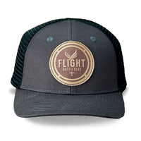 Flight Outfitters Leather Patch Hat Classic Logo