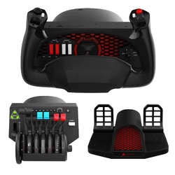 Honeycomb Captain's Bundle - Alpha Flight Controls, Bravo Throttle & Charlie Pedals