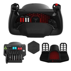 Honeycomb XPC Captain's Bundle - Alpha XPC Flight Controls, Bravo Throttle, Charlie Pedals & XPC Hub
