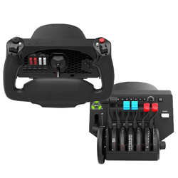 Honeycomb Combo 1 - Alpha Flight Control Yoke &  Bravo Throttle Quadrant