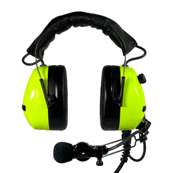 Mobileone HMP 12PB Milspec Pushback Headset - Single TRS Ground Crew Plug