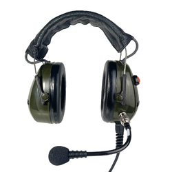 Mobileone HSP 2 Milspec Industrial Headset w/Icom IC41 UHF Direct Connector