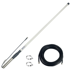 Base Station VHF Heavy Duty Antenna Kit w/Fibreglass Antenna + 30m HD Lead