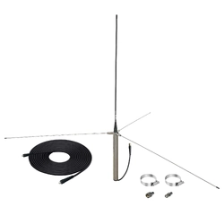 Base Station Airband VHF Ground Plane Antenna Kit w/Fibreglass Antenna 118.00 to 136.00mhz