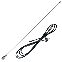 Mobile Airband VHF Antenna Kit w/Stainless Whip Antenna 118.00 to 136.00mhz