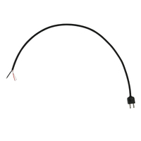 Pilot Communications Replacement Mic Lead for Flex Mic Booms U-173/U to Bare Wire with 320mm Long Cord