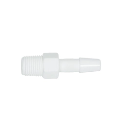 Nylon Pitot Static Fitting - Inline Connector - 1/4" Hose - MPT