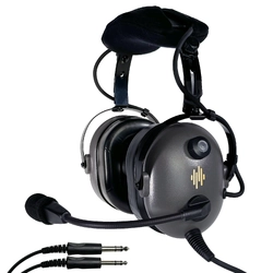 Pilot Communications PA-12.8S Aviation Headset - Dual GA Plugs (Mono/Stereo)