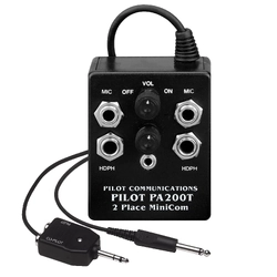 Pilot Communications PA-200T Two Position Intercom System with Audio Interface