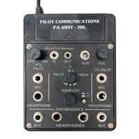 Pilot Communications PA-400T 4 Position Intercom System with Audio Interface
