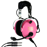 Pilot Communications PA-51CP Child's Headset (Pink) - GA