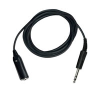 Pilot Communications Microphone Jack Extension Cable - 1.5m