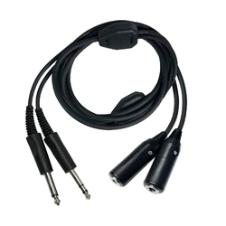 Pilot Communications Dual GA Extension Cable - 1.5m