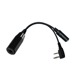 Pilot Communications Helicopter Headset Adapter for Icom IC-A15/A6/A24 Radios / OPC-499