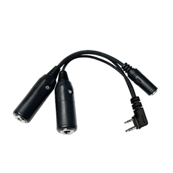 Pilot Communications Dual GA Headset Adapter for Icom A25/A16 Radios / OPC-2379