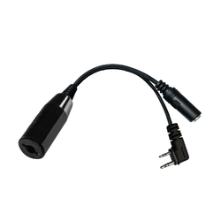 Pilot Communications Helicopter Headset Adapter for Icom IC-A16/A25 Radios