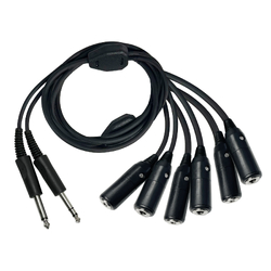 Pilot Communications Dual GA Triple Headset Adapter