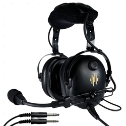 Pilot Communications PA11-60S Aviation Headset - Dual GA Plugs (Mono/Stereo)
