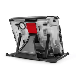 PIVOT A22A Case for iPad 10th Gen / iPad A16 - Clear Body w/ Red Clip