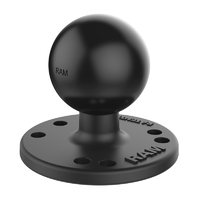 RAM® C Size Round Plate with 1.5" Ball