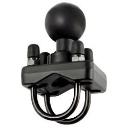 RAM® C Size Double U-Bolt Ball Base for 1" - 1.25" Rails with 1.5" Ball