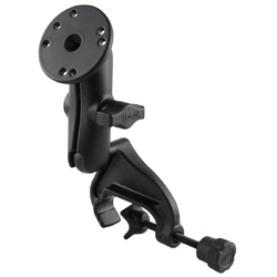 RAM® Double Ball Yoke Clamp Mount with Round Plate