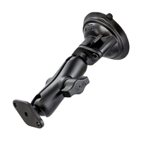 RAM® Twist-Lock™ Suction Cup Double Ball Mount