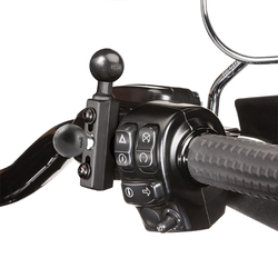 RAM® Motorcycle Brake/Clutch Reservoir & Handlebar Double Ball Base