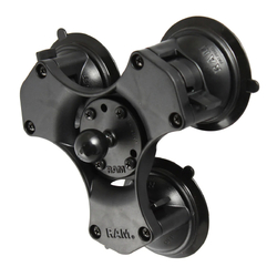 RAM® Twist-Lock™ Triple Suction Cup Ball Base
