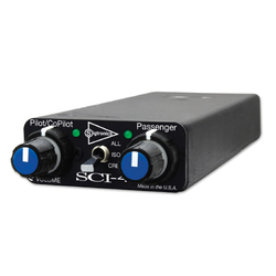 Sigtronics SCI-4 Place Mono Panel Mount Intercom with Pilot Isolate
