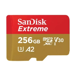 SanDisk Extreme Micro SD 256GB Memory Card Dash Action Cam 190Mb/s