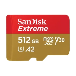 SanDisk Extreme Micro SD 512GB Memory Card Dash Action Cam 190Mb/s
