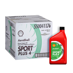 Aeroshell Sport Plus 4 Piston Engine Oil - 6 Carton
